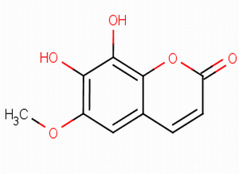 秦皮素，7,8-二羟基-6-甲氧基香豆素， 7,8-二羟基